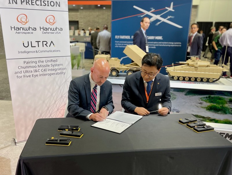 Ultra I&C and Hanwha USA join forces to advance battlefield management systems